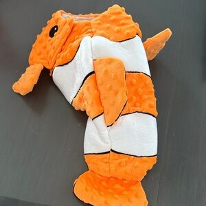 Orange and White Dog Fish Costume small Nemo